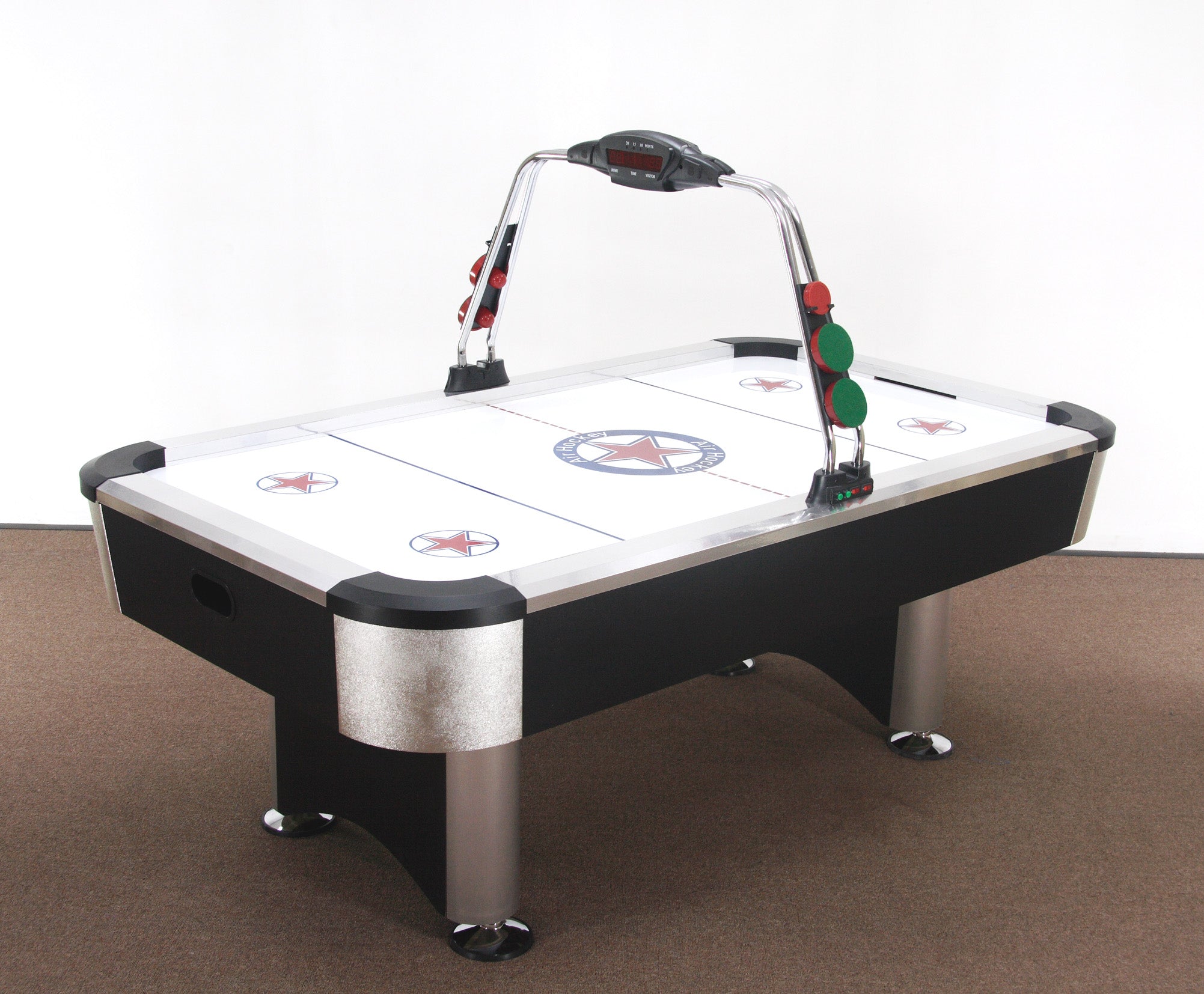 Mesa Air Hockey Stratos - Tamanho Profissional com Design Elegante