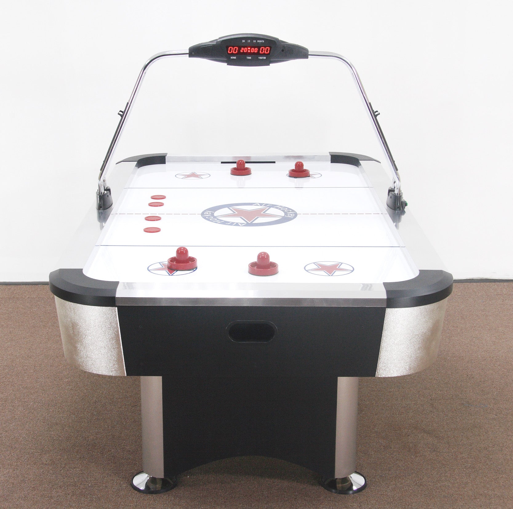 Mesa Air Hockey Stratos - Tamanho Profissional com Design Elegante