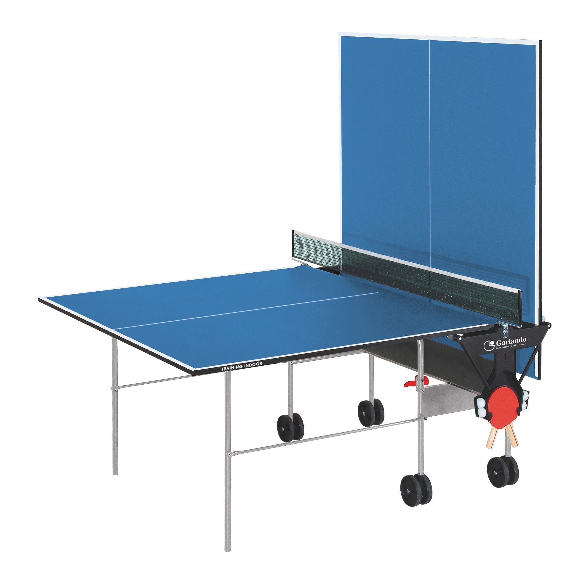 Mesa de Ping Pong Training Indoor – Modelo Dobrável com Rede Fixa