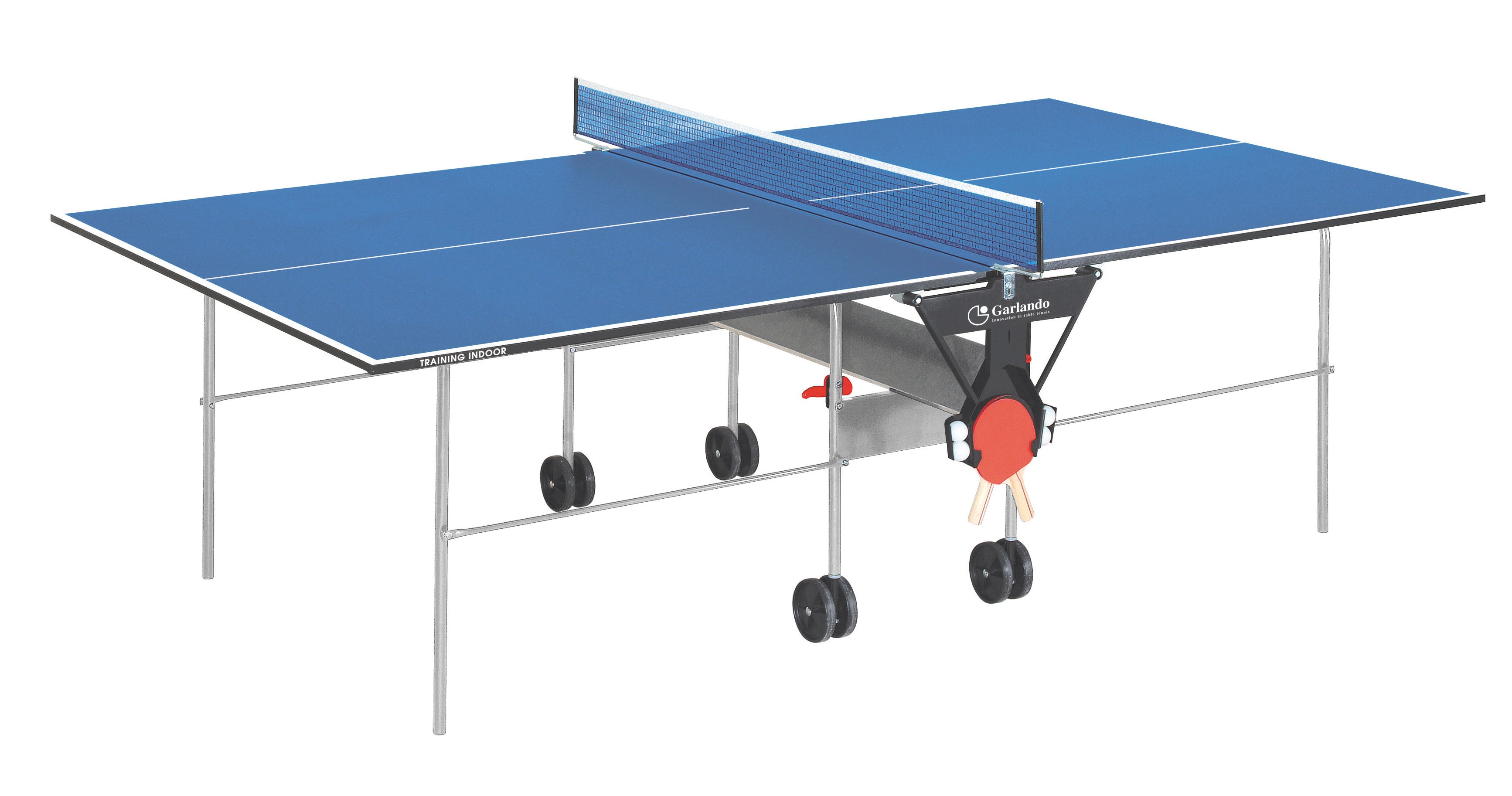 Mesa de Ping Pong Training Indoor – Modelo Dobrável com Rede Fixa